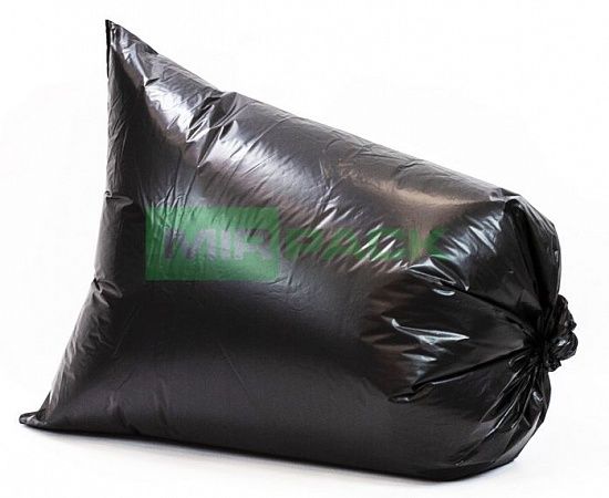 Мешки для мусора 120 л, 70 мкм, черные, в пачках 100 шт. 2х слойные - Вид 5